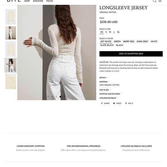 Bite Studio Long sleeve semi-sheer top - Picture 5 of 12